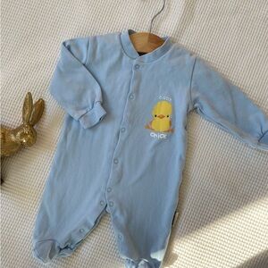 Baby Blue Chick Onesie